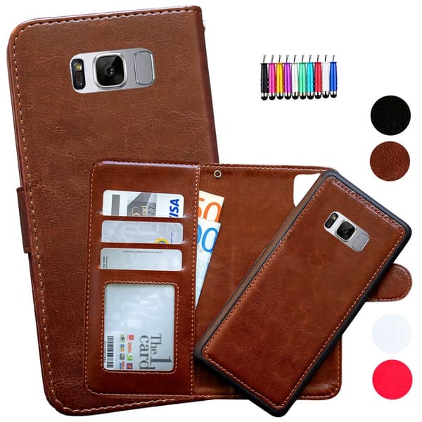 Samsung Galaxy S8 Plus - Læder cover / Beskyttelse Brown