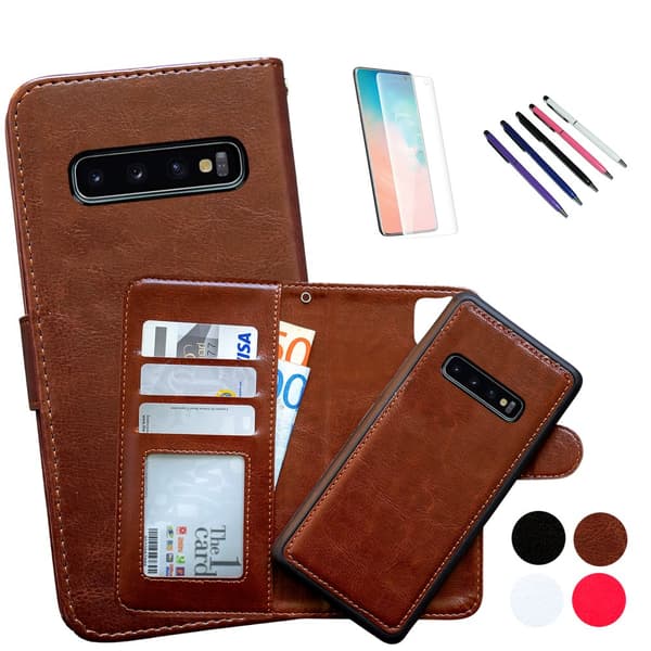 Samsung Galaxy S10 Plus - Læder cover / Beskyttelse