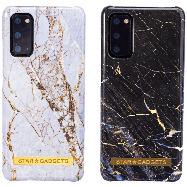 Samsung Galaxy S20 - Skal / Skydd / Marmor Black
