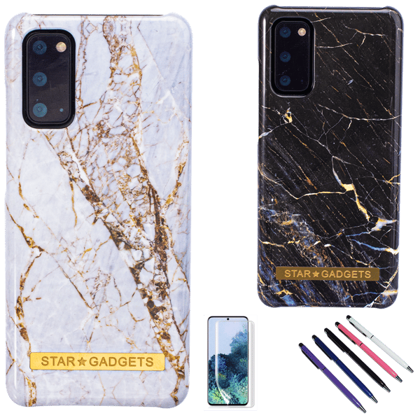 Samsung Galaxy S20 - Skal / Skydd / Marmor White
