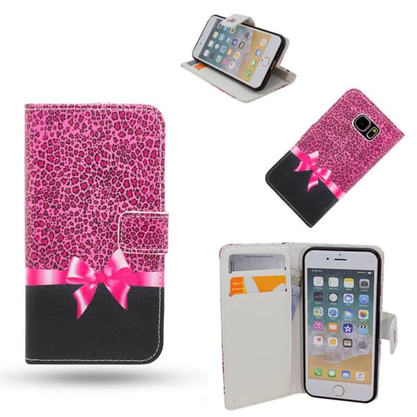 iPhone 6 / 6S - Case / Wallet Leather - Rosette