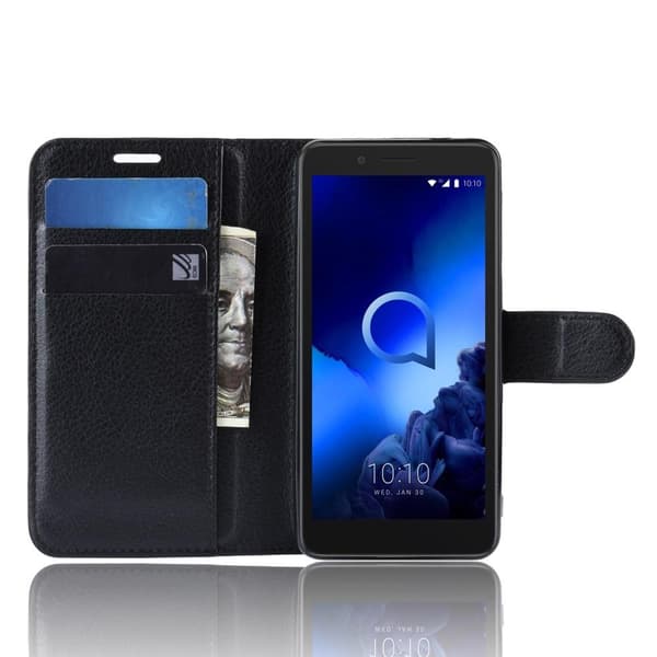Alcatel 1C (2019) Plånboksfodral / fodral - Svart