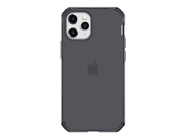 ITSKINS Spectrum Clear - Baksidedeksel for mobiltelefon - termoplast-polyuretan (TPU) - røyk - for Apple iPhone 12, 12 Pro