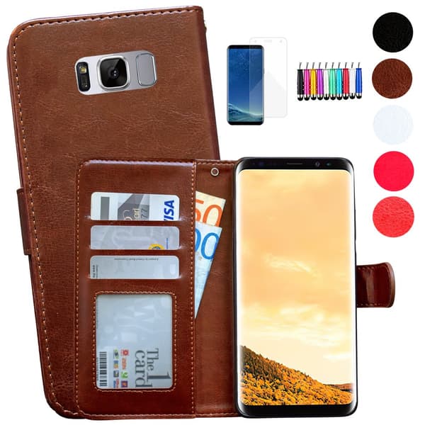 Beskyt din S8 Plus med Læder Etui!