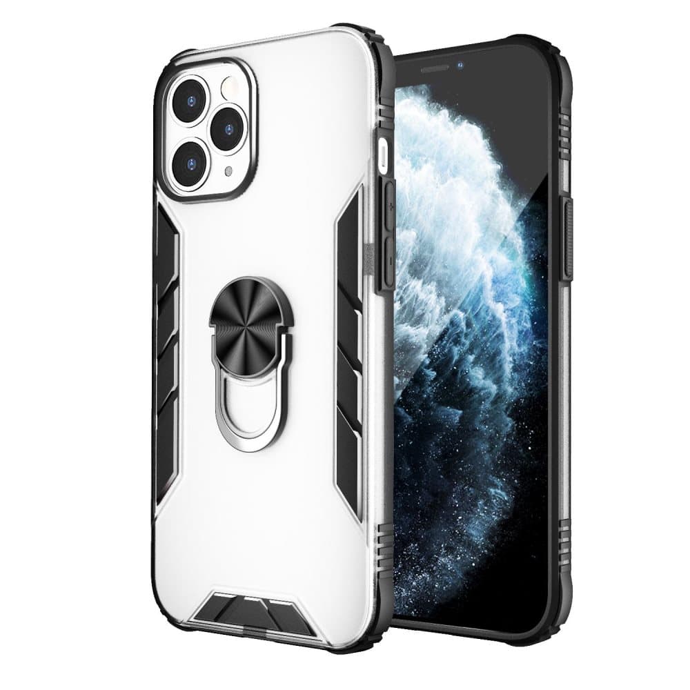 iPhone 12 Mini Skal MilkyWhite med hållare.