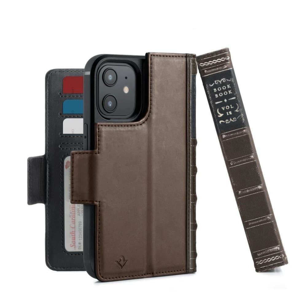 BookBook iPhone 12/iPhone 12 Pro Fodral Ruskea