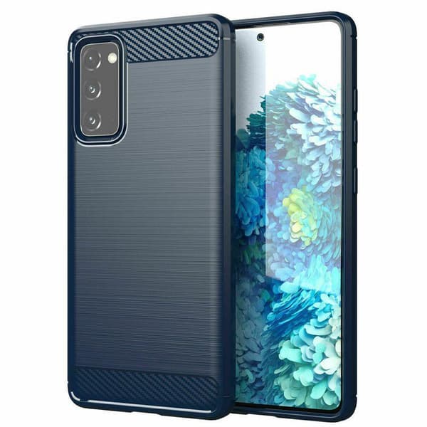SKALO Samsung S20 FE Armor Carbon Stöttåligt TPU-skal
