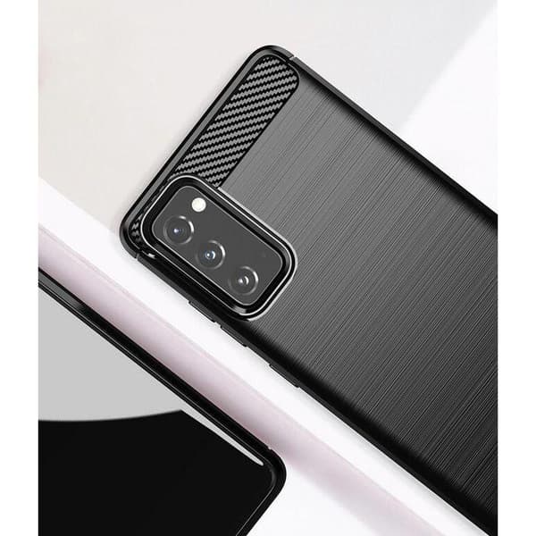 SKALO Samsung S20 FE Armor Carbon Stöttåligt TPU-skal