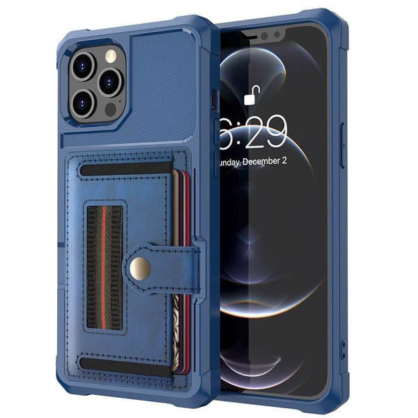 iPhone 12 Pro - Stilrent Skal med Korthållare