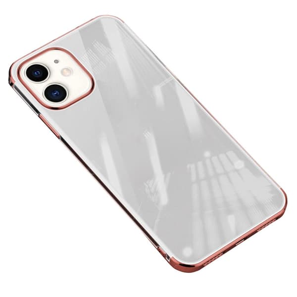 Stilsäkert Skyddande Silikonskal - iPhone 12 Roséguld