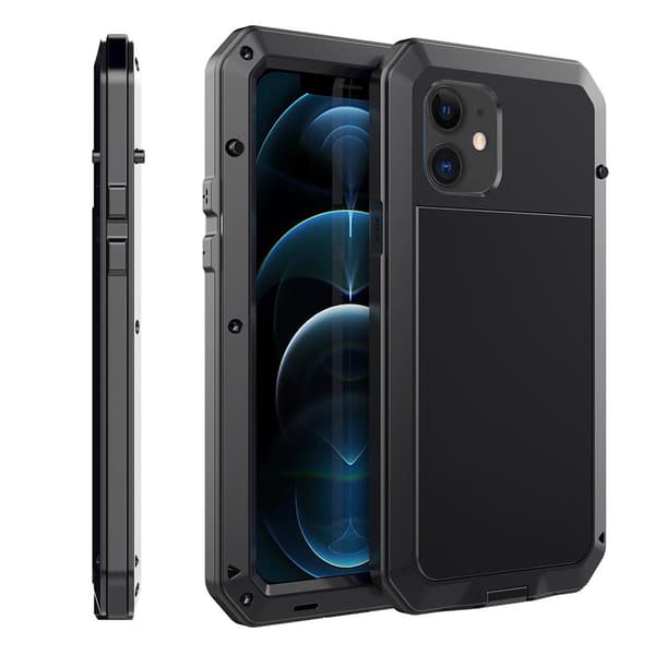 iPhone 12 - Skyddande HEAVY DUTY Aluminium Skal