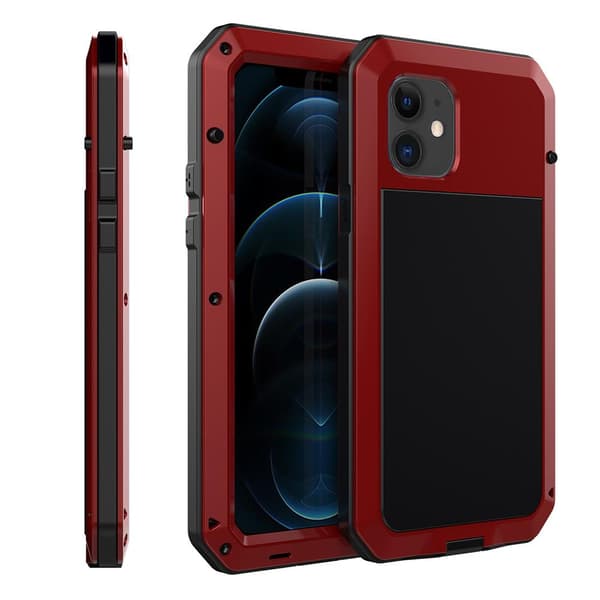 iPhone 12 - Skyddande HEAVY DUTY Aluminium Skal