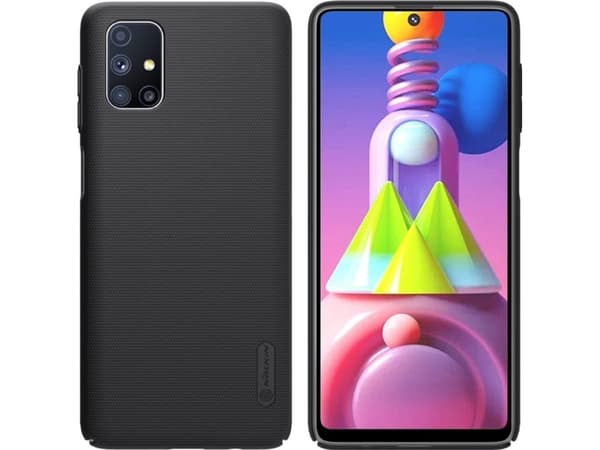 Nillkin Super Frosted Shield reinforced case cover + stand Samsung Galaxy M51 black