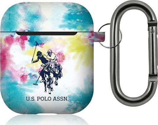 U.S. Polo Assn Suojakotelo USACA2PCUSML Tie &amp; Dye Collection AirPods 1/2 sininen