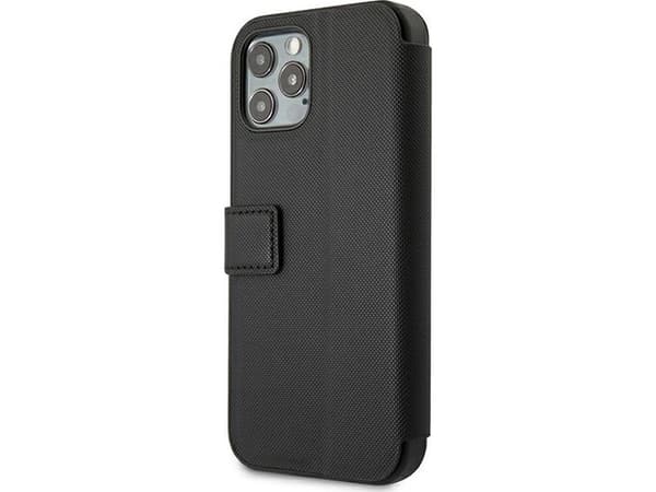 Case Us Polo Assn USA polo USFLBKP12LPUGFLBK iPhone 12 Pro Max 6,7 tommers fargerik/svart bok Polo Embroidery Collection