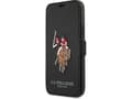 Miniatyrbilde 1 av 5: Case Us Polo Assn USA polo USFLBKP12LPUGFLBK iPhone 12 Pro Max 6,7 tommers fargerik/svart bok Polo Embroidery Collection