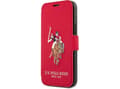 Pikkukuva 1 / 5: Kotelo Us Polo Assn US Polo USFLBKP12MPUGFLRE iPhone 12/12 Pro 6.1" punainen/punainen kirja Polo kirjonta kokoelma