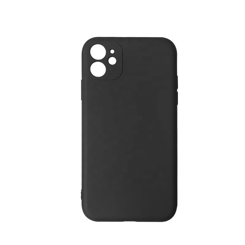 iPhone 12 Mini skal silikon Svart
