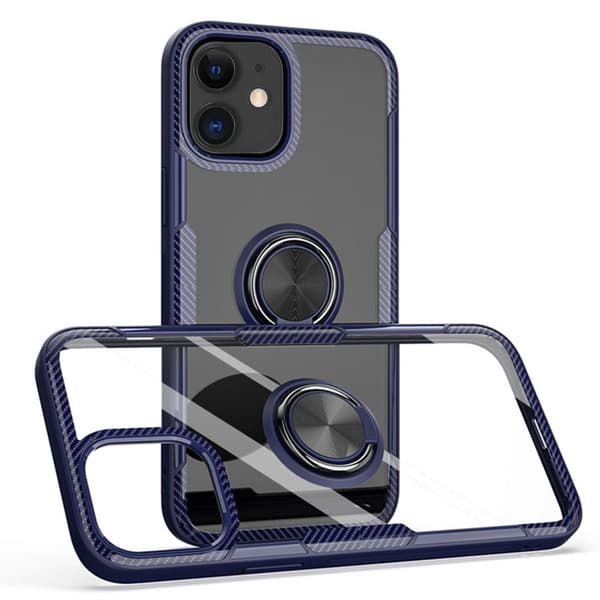 iPhone 12 - Praktiskt LEMAN Skal med Ringhållare