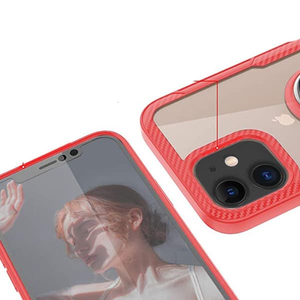 iPhone 12 - Praktiskt LEMAN Skal med Ringhållare