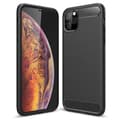 Miniatyrbild 1 av 4: iPhone 12 / iPhone 12 PRO - Flexibel Carbon Mjuk Skal - Svart