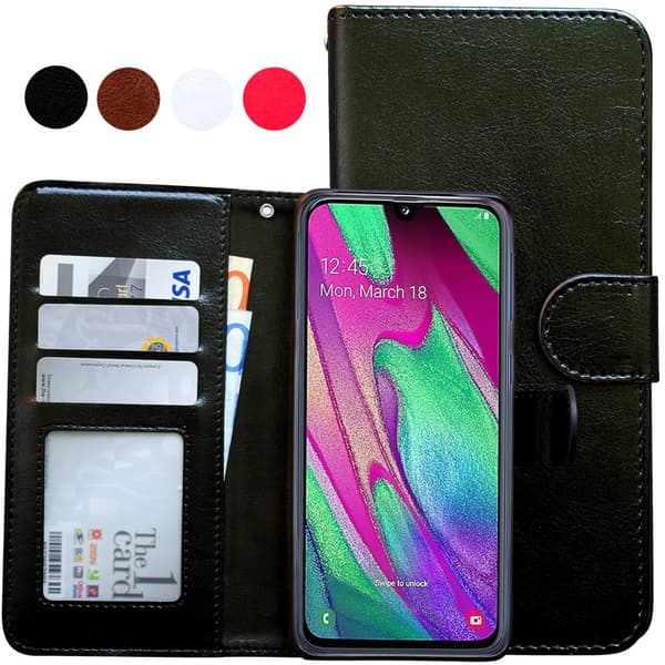 Samsung Galaxy A40 - Läderfodral / Skydd