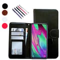 Miniatyrbillede 1 af 11: Samsung Galaxy A40 - Læder cover / Beskyttelse