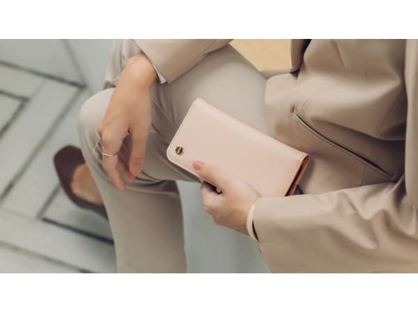 Moshi Overture, Lommebok-etui, Apple, iPhone 12 mini, 13,7 cm (5.4"), Brun, Rosa