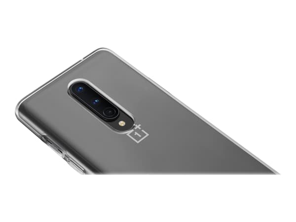 OnePlus Bumper Case - Baksida för mobiltelefon - polykarbonat, termoplastisk polyuretan (TPU) - klar - för OnePlus 8
