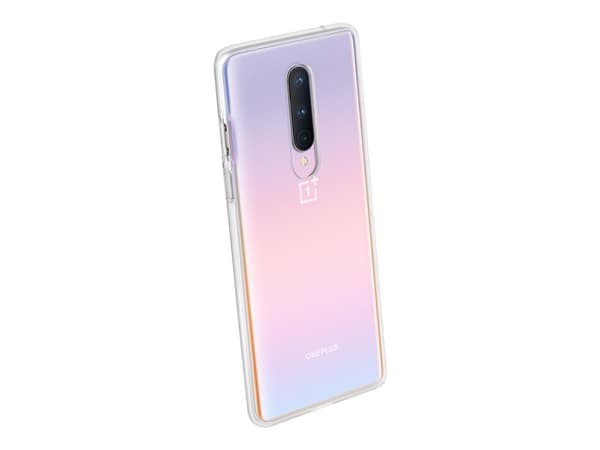 OnePlus Bumper Case - Baksida för mobiltelefon - polykarbonat, termoplastisk polyuretan (TPU) - klar - för OnePlus 8