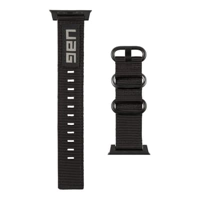 Apple Watch 38/40/41mm Armbånd Nato Svart