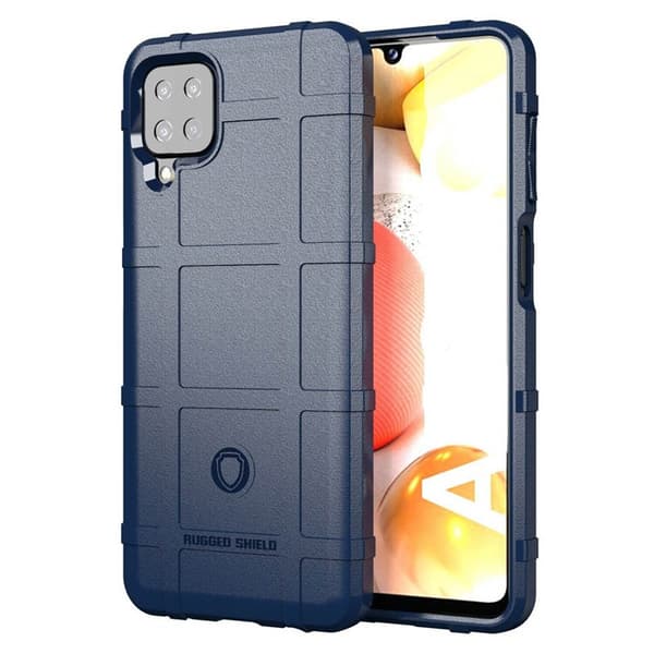 Rugged Shield cover Samsung Galaxy A42 : farve - blå
