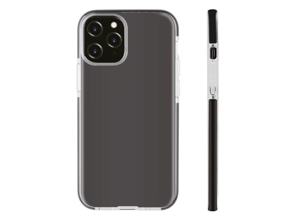 Vivanco Rock Solid, Etui, Apple, iPhone 12 Pro Max, 17 cm (6.7"), Sort, Gjennomsiktig