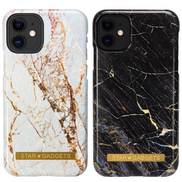 iPhone 12 - Cover / Beskyttelse Marble White