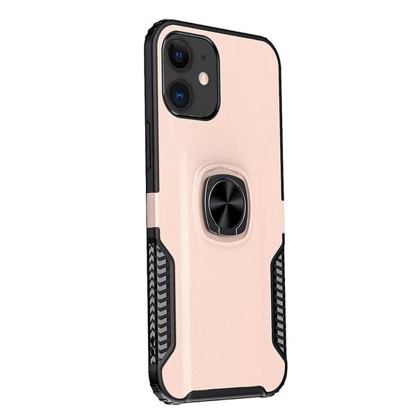 iPhone 12 - Stilsäkert Skyddande Skal med Ringhållare