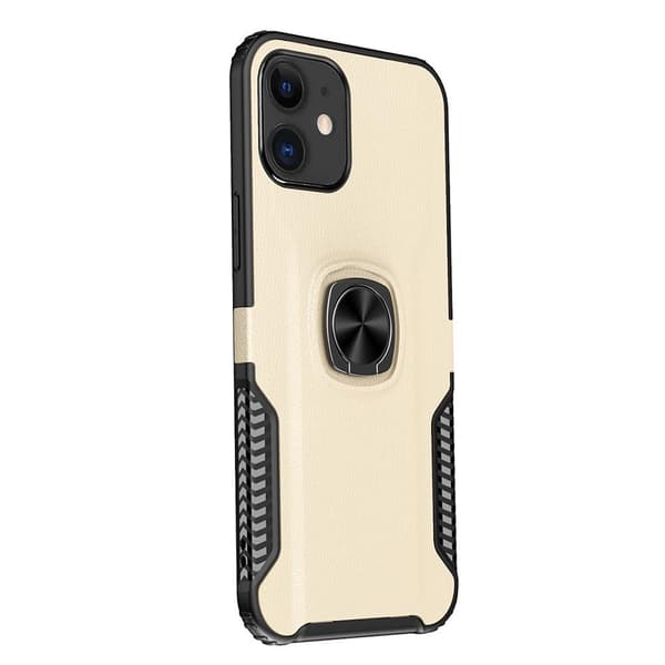 iPhone 12 - Stilsäkert Skyddande Skal med Ringhållare