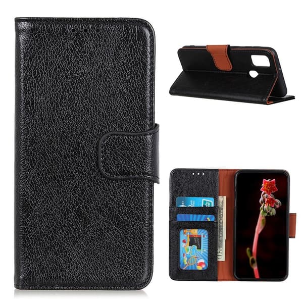 OnePlus Nord N100 Plånboksfodral Textured Split - Svart
