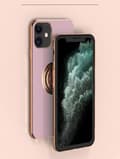 Pikkukuva 3 / 11: Ylellinen tyylikäs kotelo Samsung Galaxy S20, jossa rengasjalustatoiminto kulta