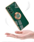 Pikkukuva 6 / 11: Ylellinen tyylikäs kotelo Samsung Galaxy S20 Plus, jossa rengasjalustatoiminto kulta