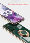 Pikkukuva 10 / 11: Ylellinen tyylikäs kotelo Samsung Galaxy S20 Plus, jossa rengasjalustatoiminto kulta