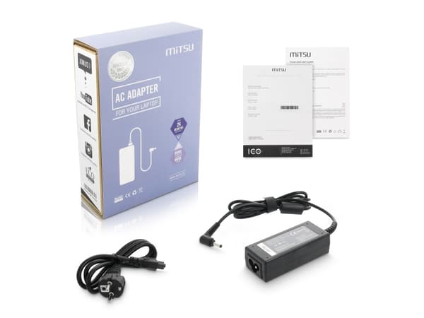 kannettavan laturi mitsu 19v 2.37a (4.0x1.35) - asus