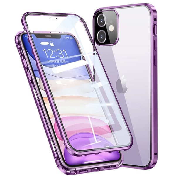 iPhone 12 Mini - Stilrent Smidigt Magnetiskt Dubbelskal