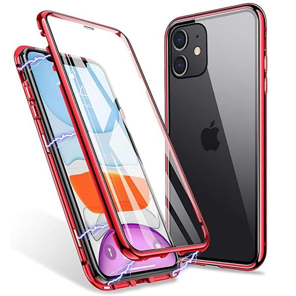 Praktiskt Magnetiskt Dubbelskal - iPhone 12