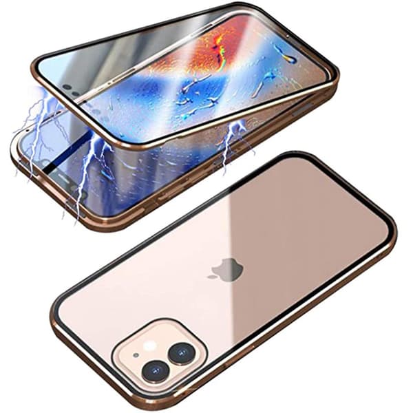 Stilsäkert Praktiskt Magnetiskt Dubbelskal - iPhone 12 Mini