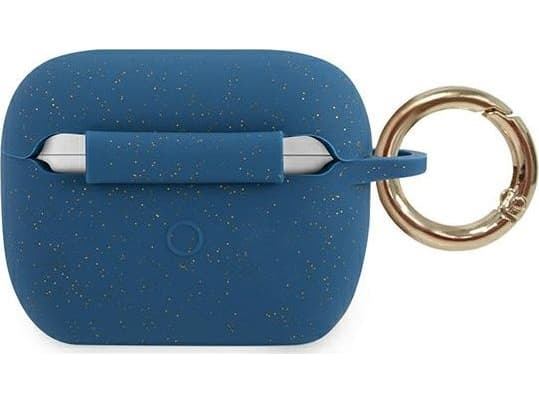 Guess GUACAPSILGLBL AirPods Pro cover blue Silicone Glitter