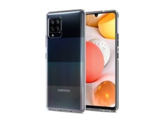 Spigen Liquid Crystal - Baksidesskydd för mobiltelefon - termoplastisk polyuretan (TPU) - klar - för Samsung Galaxy A42 5G