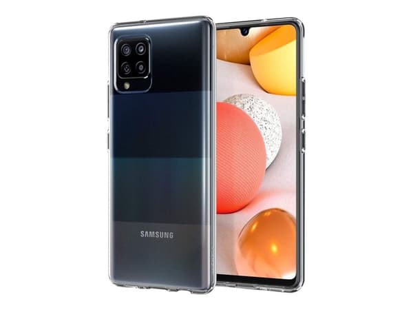 Spigen Liquid Crystal - Baksidesskydd för mobiltelefon - termoplastisk polyuretan (TPU) - klar - för Samsung Galaxy A42 5G