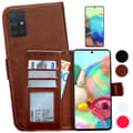 Pikkukuva 1 / 11: Suojaa Samsung Galaxy A71 - Nahkakotelo