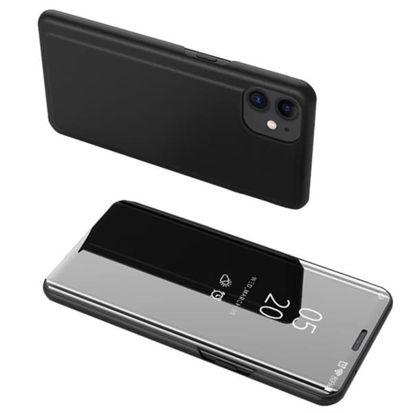 iPhone 12 Mini - Stilsäkert Effektfullt Leman Fodral Svart Svart