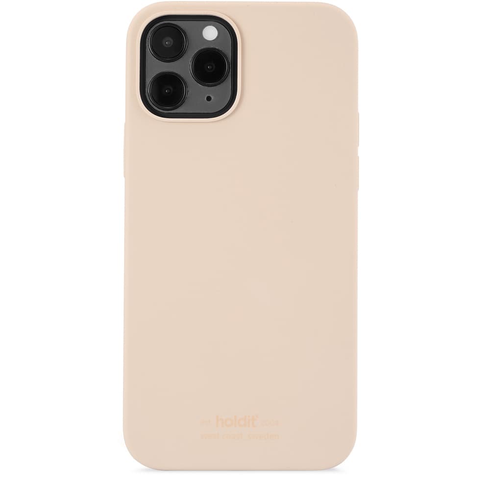 Holdit Mobilskal iPhone 12 / 12 Pro Silikon Beige